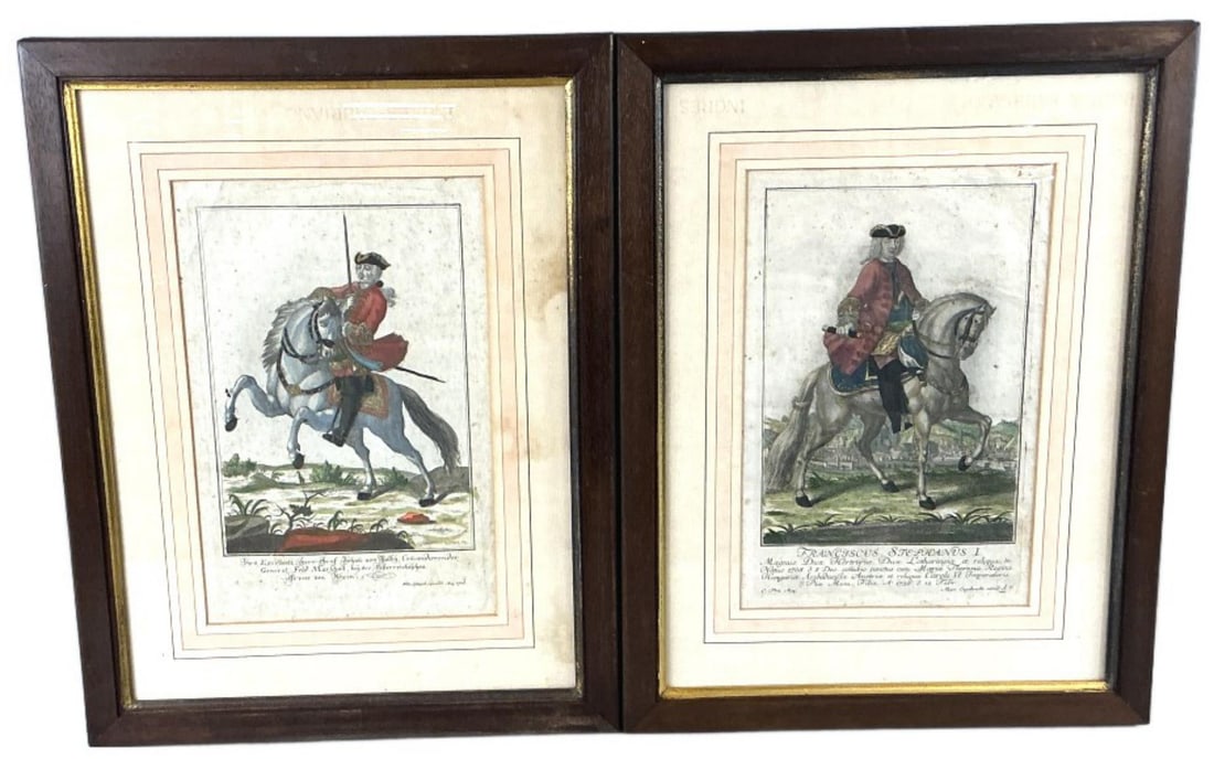 2 After Engelbrecht (German b. 1684) Engravings (1 of 4)