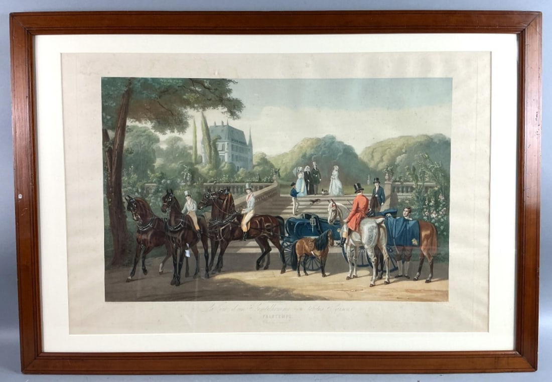 After Montpezat Printemps Aquatint Etching (1 of 4)