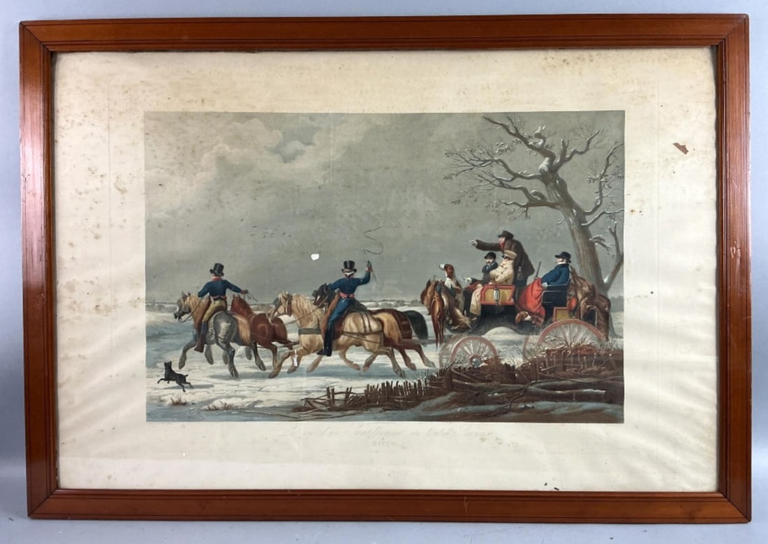 After Montpezat Hiver Aquatint Etching (1 of 4)