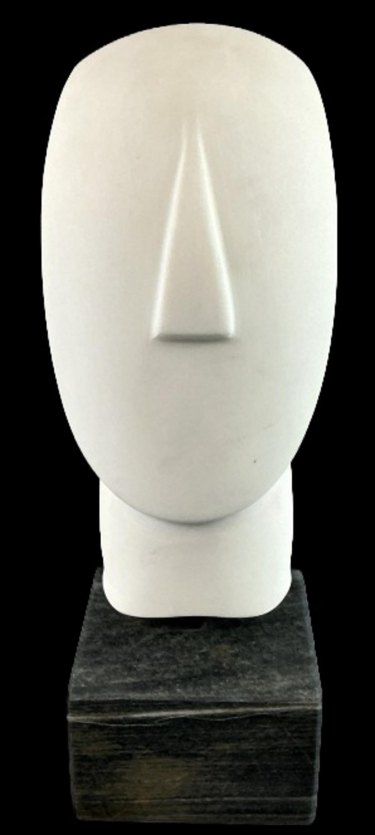 Marble Sculpture of a Stargazer, Cycladic Idol (1 of 3)