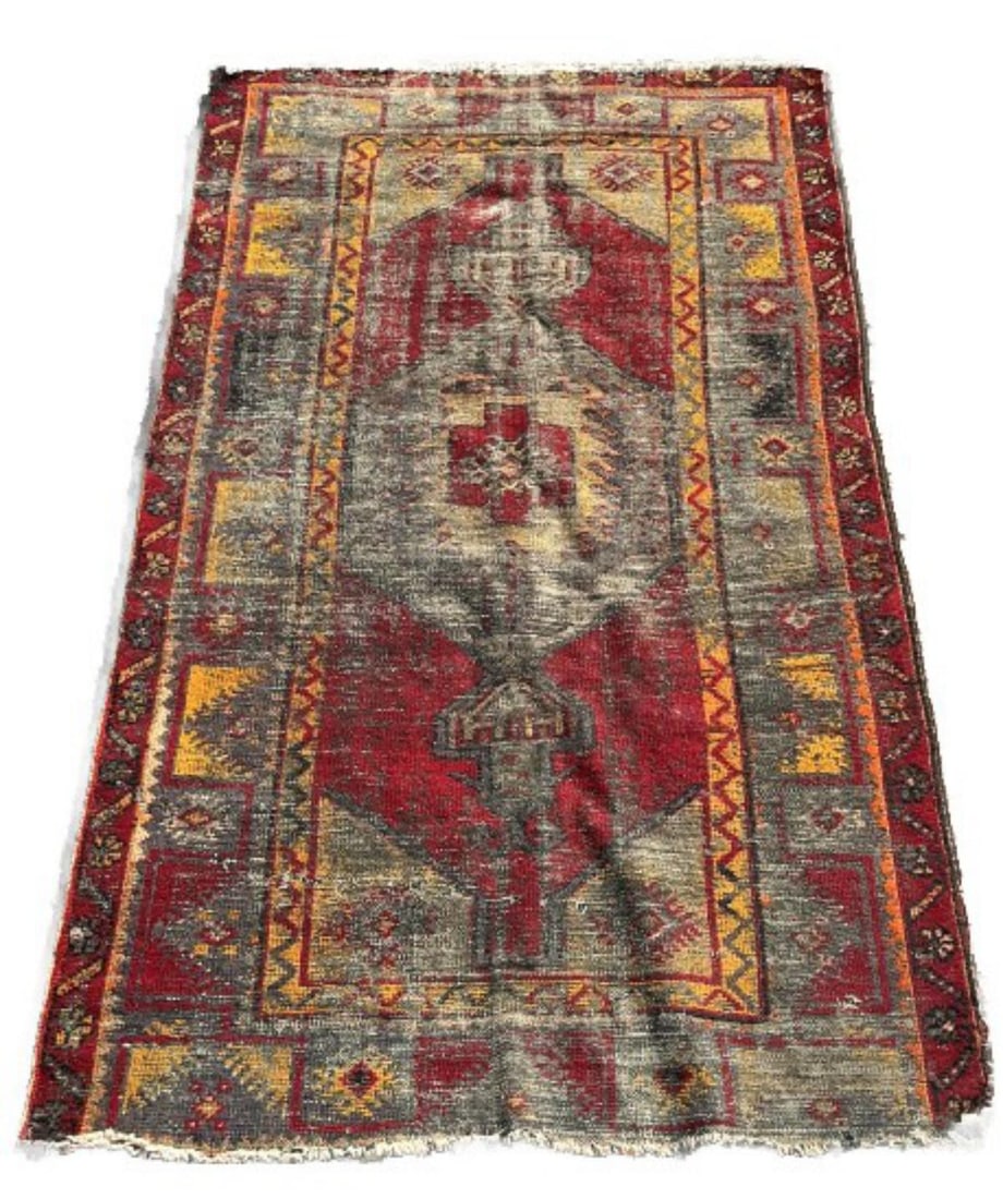 Turkish Oushak Style Wool Rug (1 of 5)