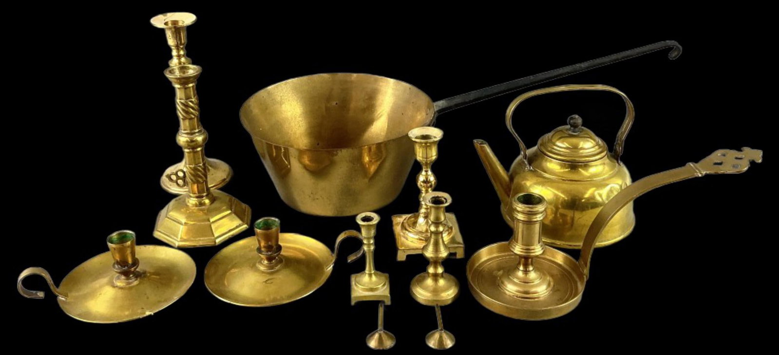 Grouping of Antique & Vintage Brass Articles (1 of 5)