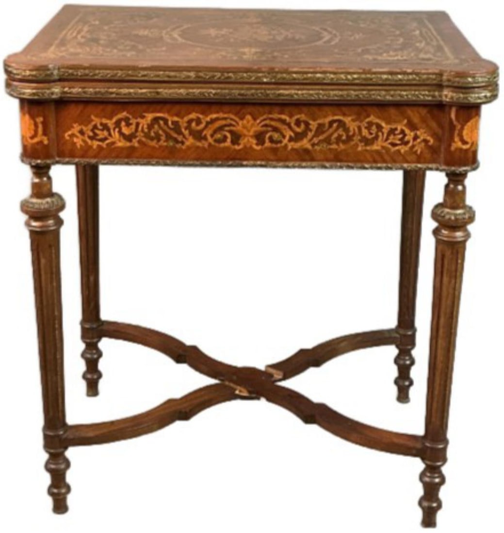 Antique Louis XVI Style Games Table (1 of 6)