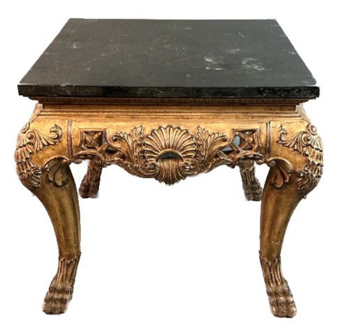 Baroque Style Carved Stone Top Table (1 of 4)