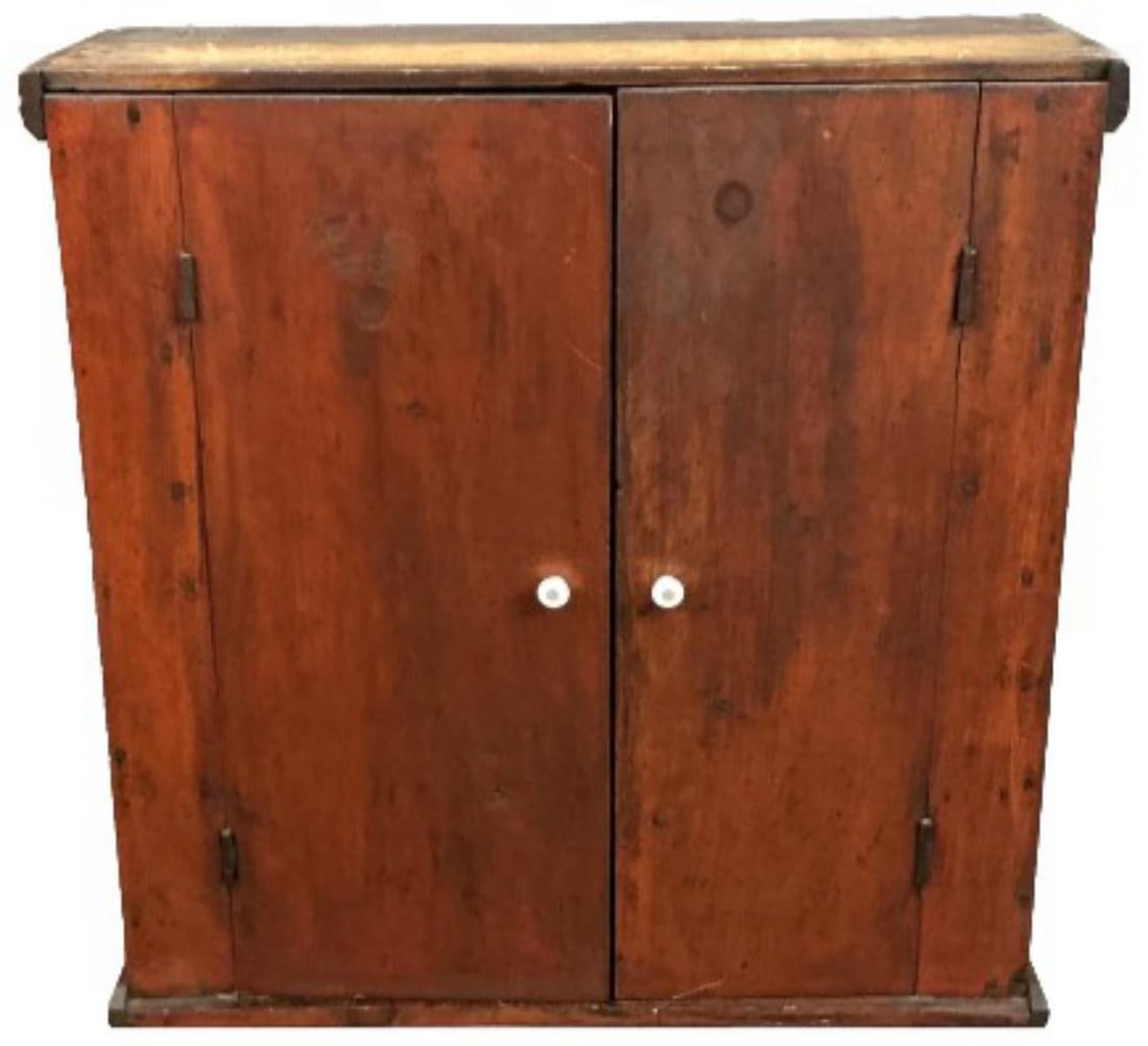 Antique Wood Cabinet (1 of 5)