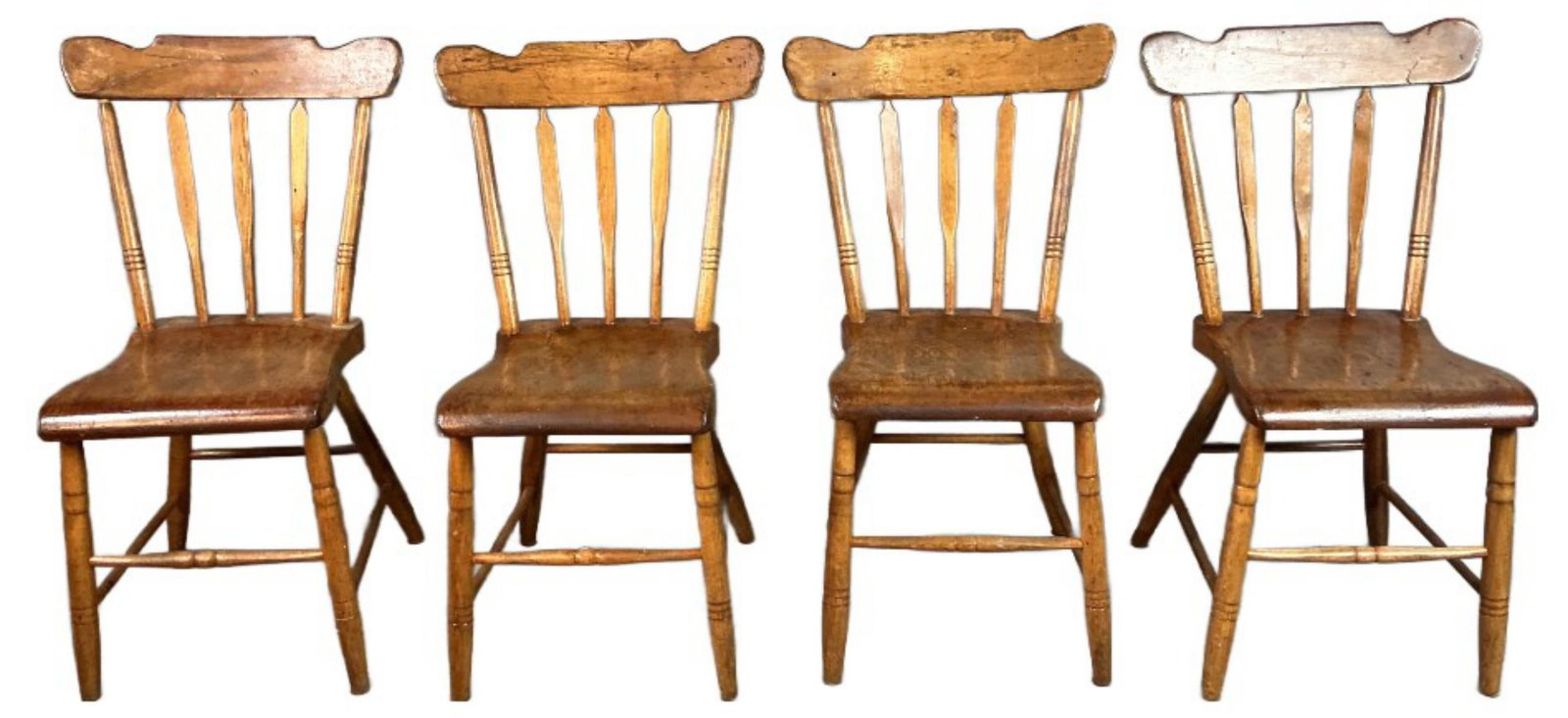 Set of 4 Windsor Style Side Chairs (1 of 5)