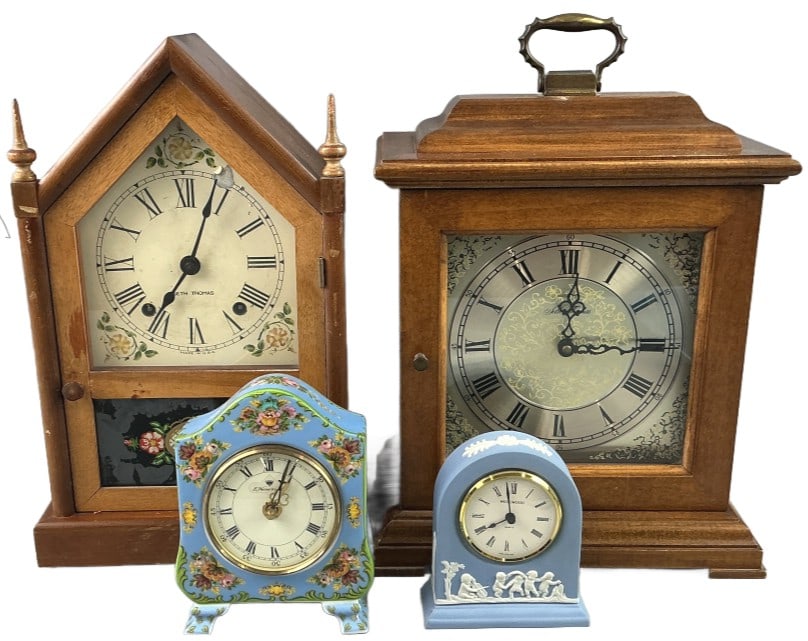 Grouping of Seth Thomas & Other Clocks (1 of 7)
