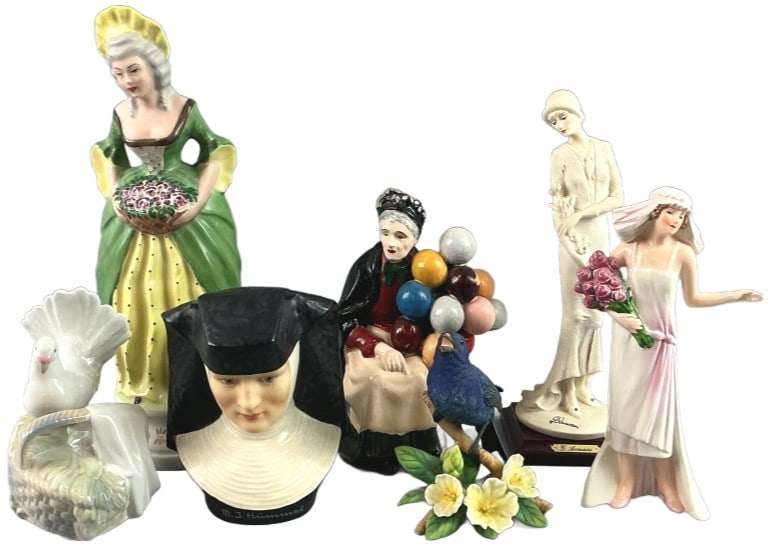 Grouping of Armani, Goebel & Other Figurines (1 of 7)