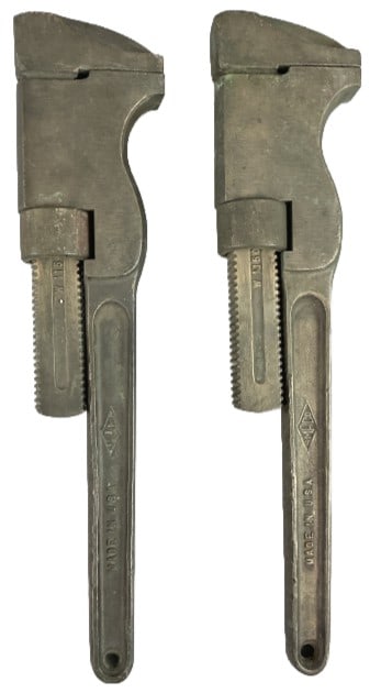 Pair of Ampco Aluminum Bronze Monkey Wrenches (1 of 4)