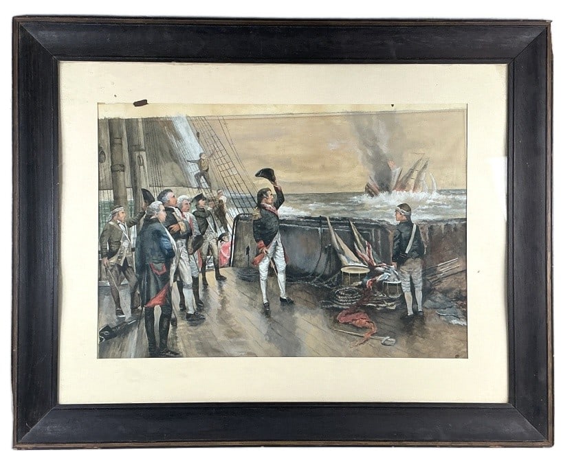 After Percy Moran Gouache Painting (1 of 4)