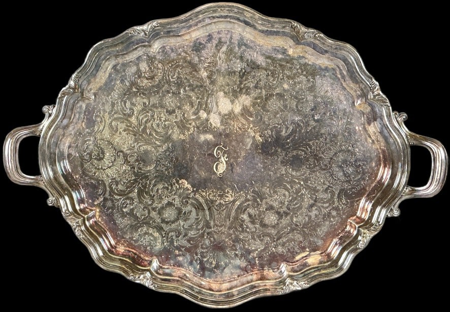 Reed & Barton Winthrop Silver Plate Serving Tray (1 of 6)
