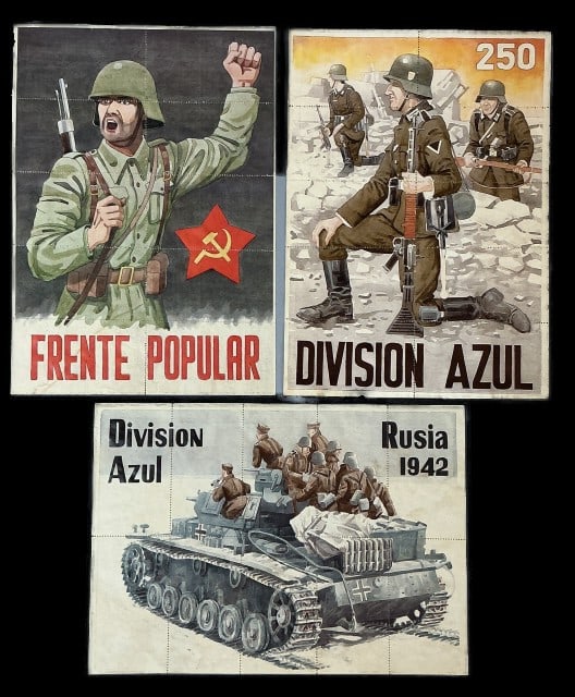 Grouping of Spanish Civil War & WWII Ration Sheets (1 of 3)