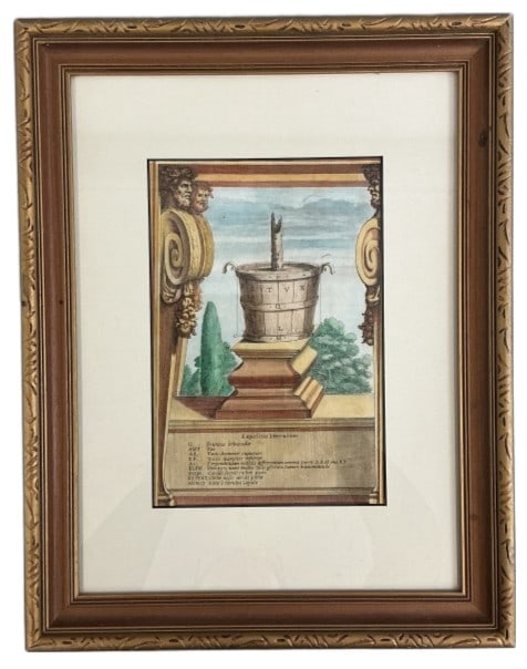 17th C Giovanni Battista Ferrari Engraving (1 of 5)