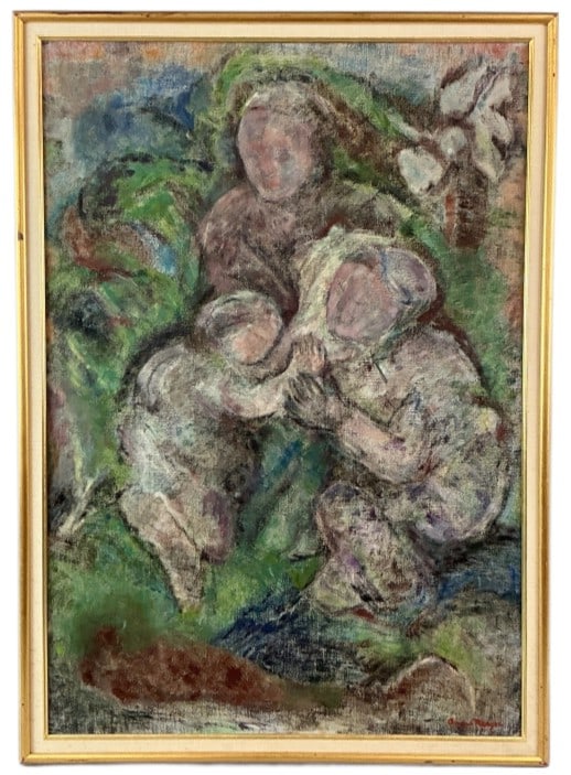 Anna Neagoe (American b. 1894) Oil Painting (1 of 4)
