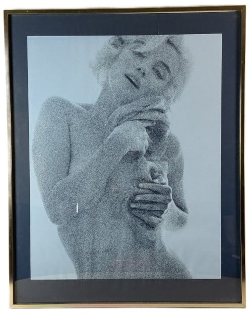 Bert Stern (American b. 1929) Marilyn Silkscreen: Bert Stern (American, 1929-2013) limited edition silkscreen print. Signed lower right, edition 13/300. Marilyn Monroe. Sight measures 39.5"h x 31"w. Condition: Good, some warped paper around edges.