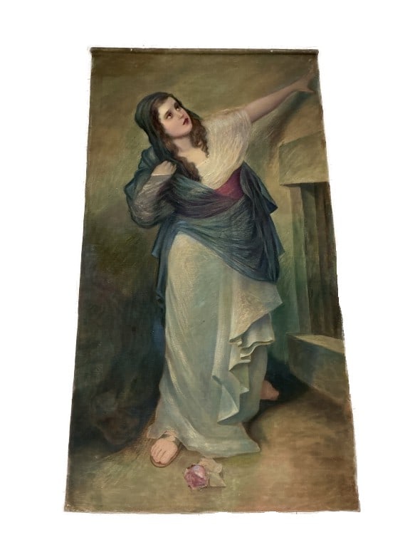 Large Classical Woman Oil Painting (1 of 4)