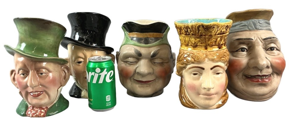 Grouping of Sarreguemines & Beswick Jugs (1 of 5)
