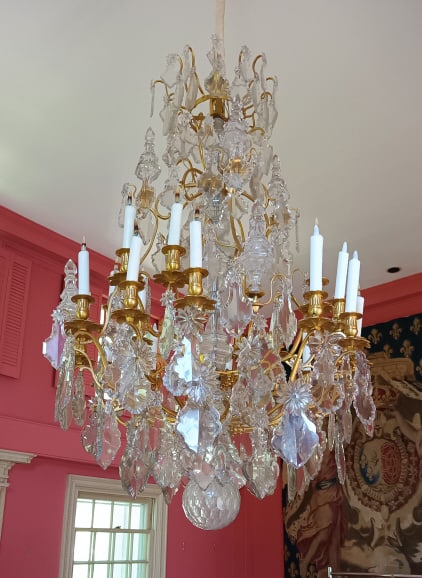 18th C. French Bronze and Crystal Chandelier (1 of 8)
