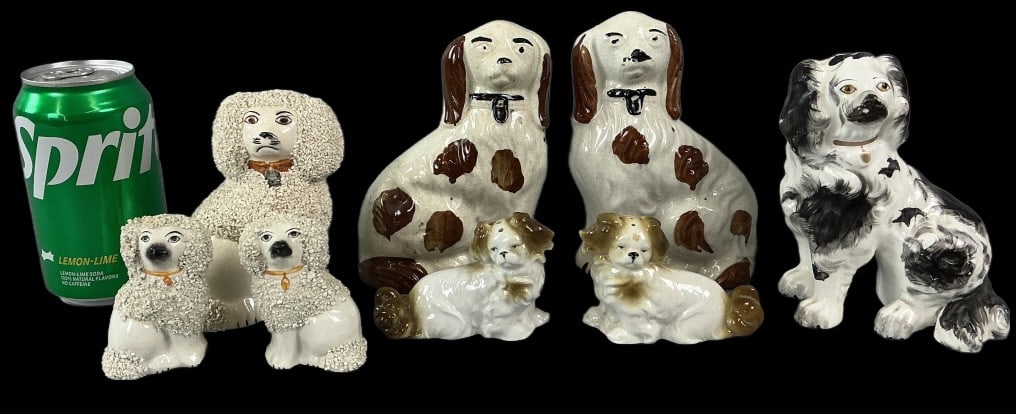 Grouping of Staffordshire Poodles & Others (1 of 8)