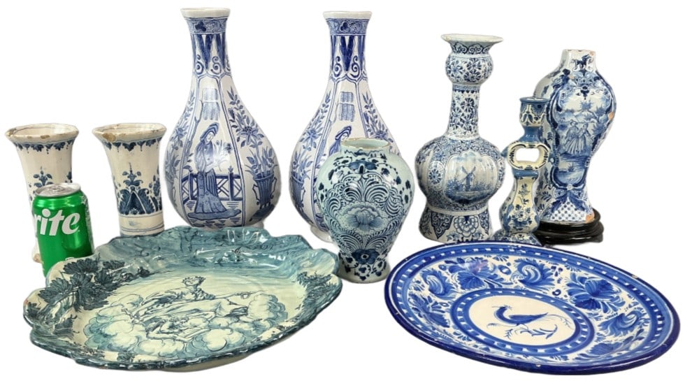 Grouping of Antique Delft Pottery & Other Articles (1 of 6)