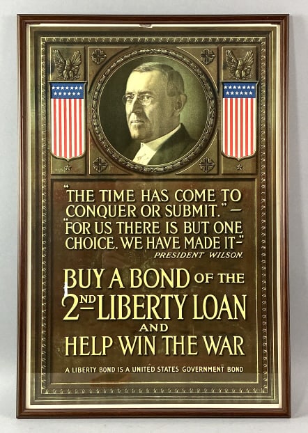 1917 WWI "Buy A Bond" Propaganda Poster (1 of 5)