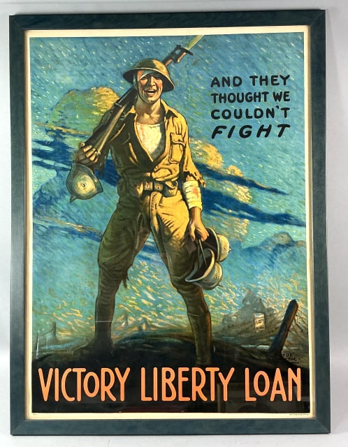 1919 "Thought We Couldn?t Fight" Propaganda Poster (1 of 4)