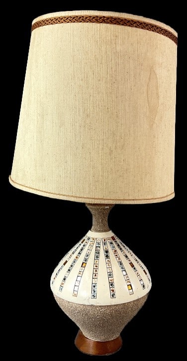 Mid Century Modern Ceramic Table Lamp (1 of 4)