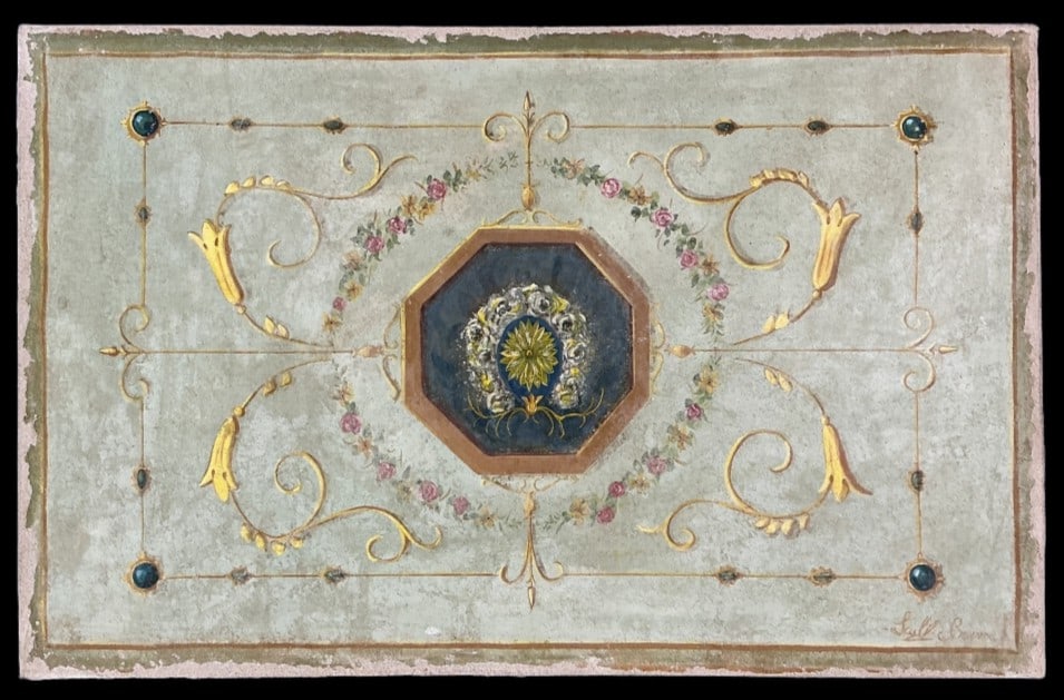 Simone Neoclassical Style Painted Wall Panel (1 of 3)