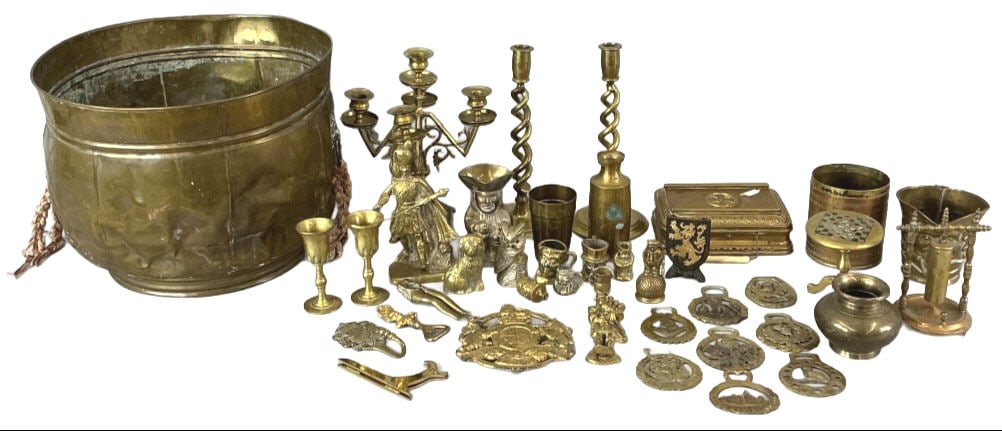 Large Grouping of Brass & Other Articles (1 of 7)