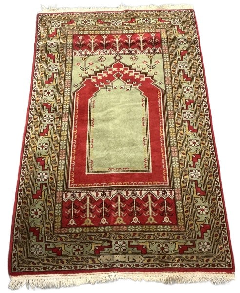 Persian Style Wool Prayer Rug (1 of 4)