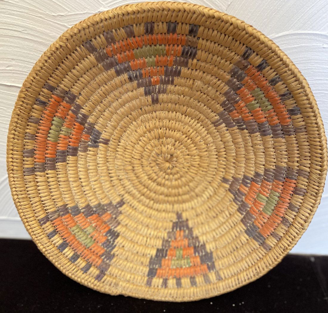 Native American Navajo Woven Wedding Basket (1 of 2)