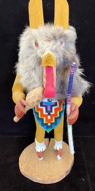 Large Navajo Wolf  Kachina (1 of 4)