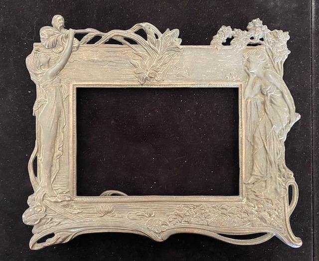 Vintage 1890 Art Nouveau Brass Frame (1 of 6)