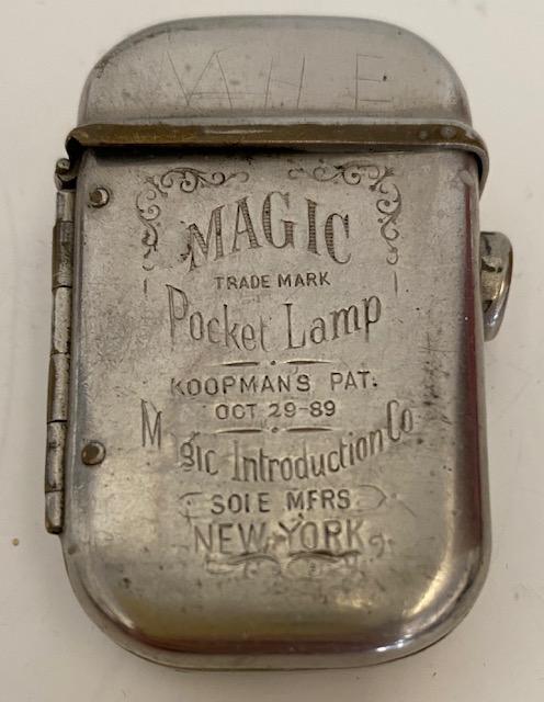 Magic Pocket Lamp Dated 1889 (1 of 4)