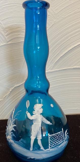 Mary Gregory Barbers Bottle 1910 (1 of 5)