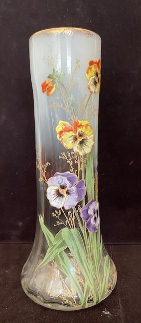 Mont Mount Mt Joye Art Glass Vase 1880 (1 of 4)