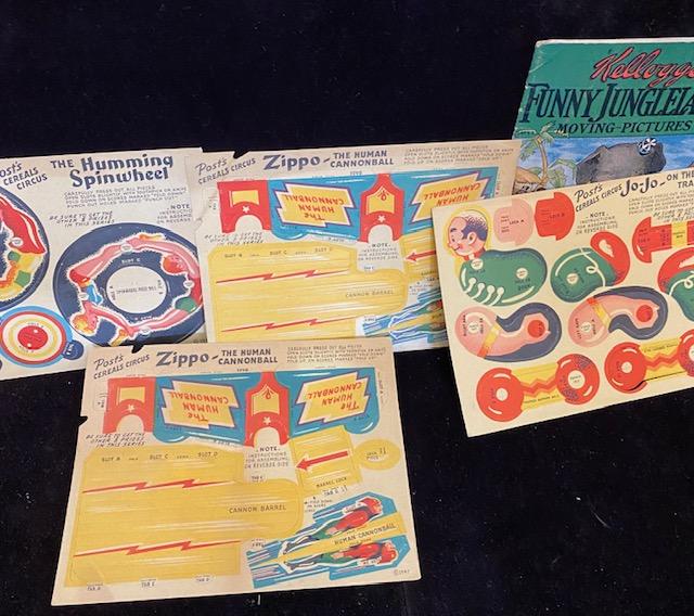 Lot of Vintage Circus Ephermera Cereals (1 of 4)