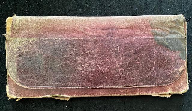 Morocco Leather fold wallet 1880 James Garfield (1 of 5)