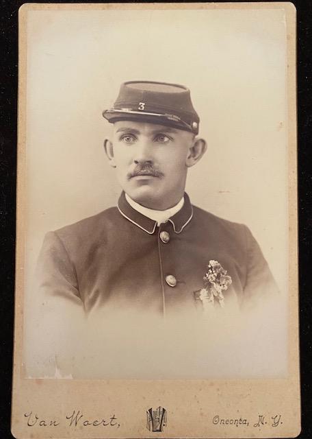 Cabinet card Indian Wars Soldier Photograph ca. 1878 (1 of 1)