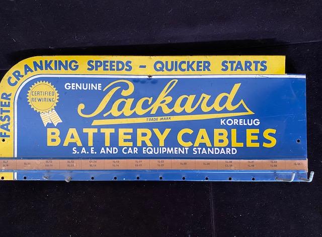 Vintage Packard Battery Cables Vintage Ad metal Sign (1 of 3)