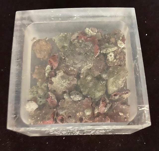 Fused Earth from Atomic Bomb July 16, 1945 sample (1 of 4)