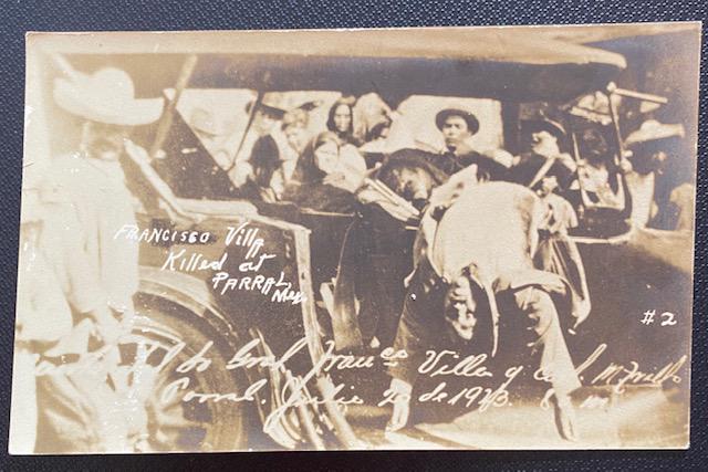 Mexican Revolution Original Photograph RPPC  1923 VILLA (1 of 1)