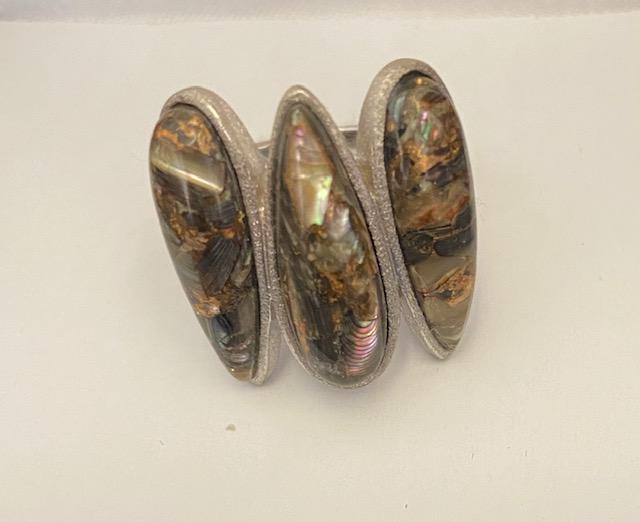 Sterling and Abalone Ring (1 of 4)