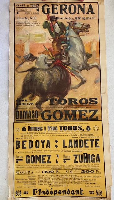 Bull fighting poster 1971 (1 of 8)