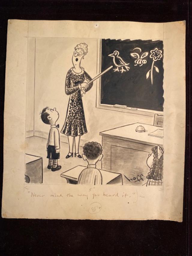 Syd Hoff Original cartoon New Yorker (1 of 5)