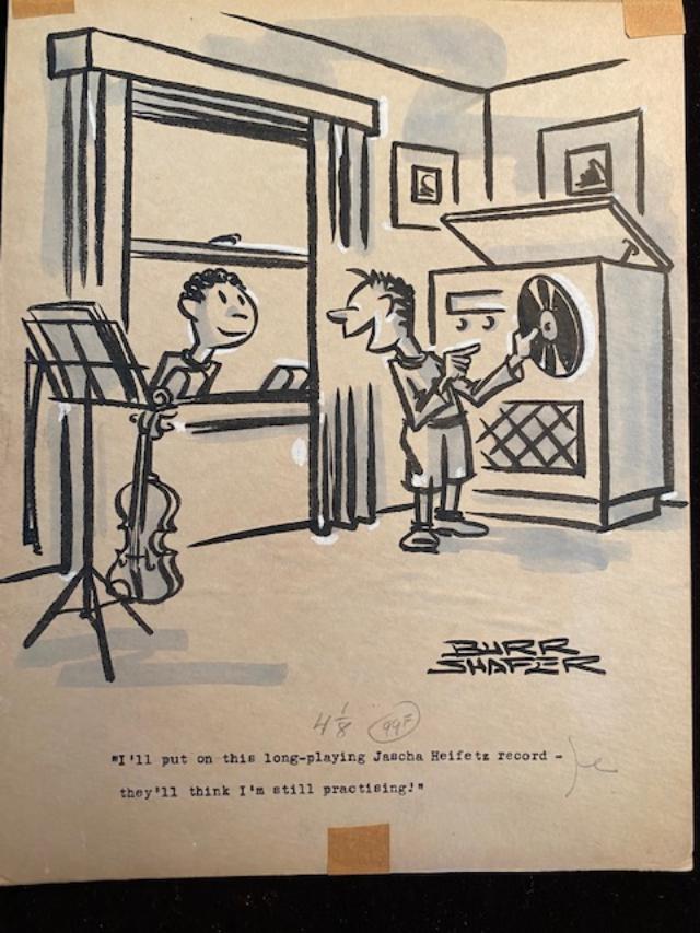 Burr Shafer Original Cartoon New Yorker (1 of 4)