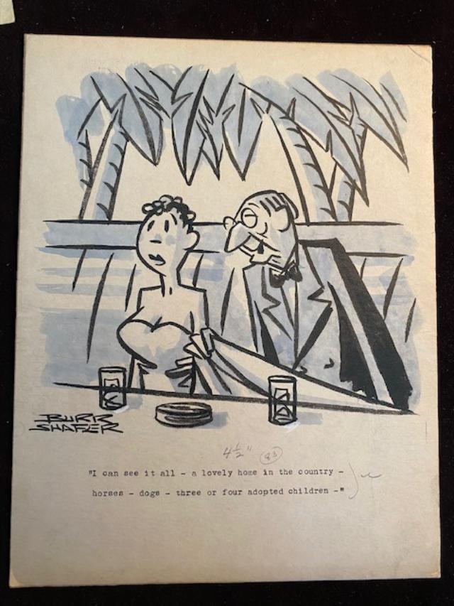 Burr Shafer Original Cartoon New Yorker (1 of 3)