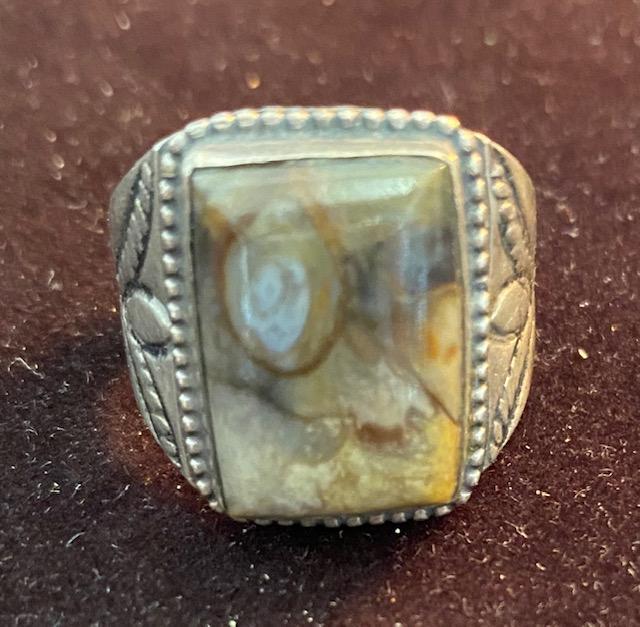 Navajo Indian sterling Silver Men's ring (1 of 3)