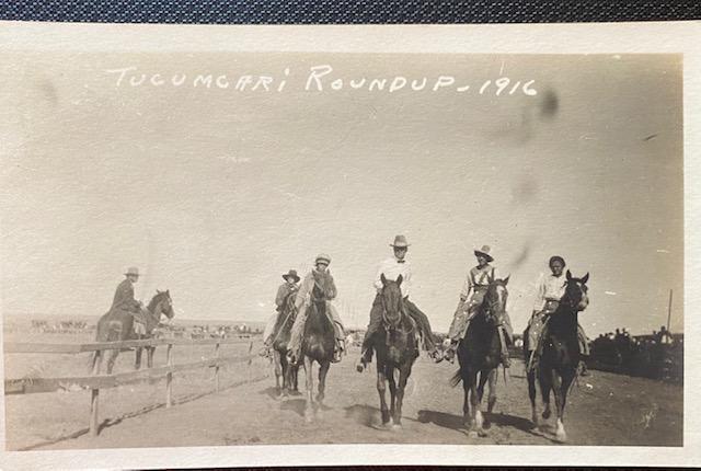 Photograph RPPC cowboy rodeo New Mexico 1916 (1 of 1)
