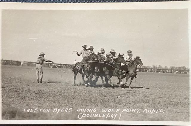RPPC photograph Cowboy rodeo vintage (1 of 1)